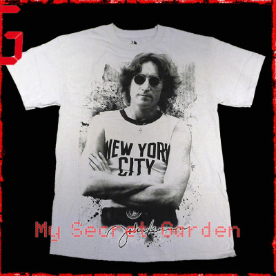 John Lennon - New York Official T Shirt ( Men S, L ) ***READY TO SHIP from Hong Kong***